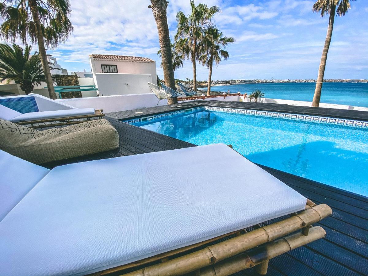 Villa Los Flamencos by Veaco- Beachfront&pool Corralejo Exterior foto